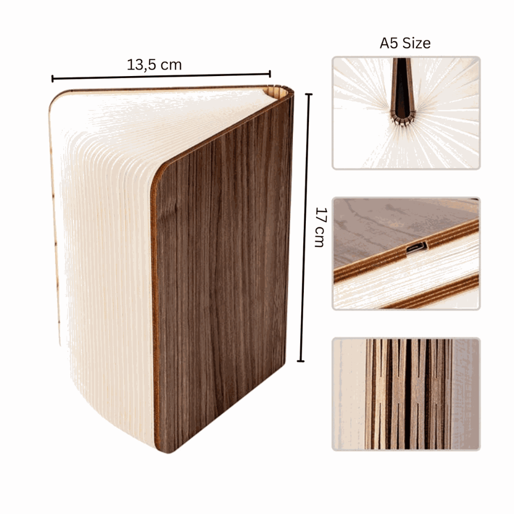 Book Inspired Rechargeable night Light