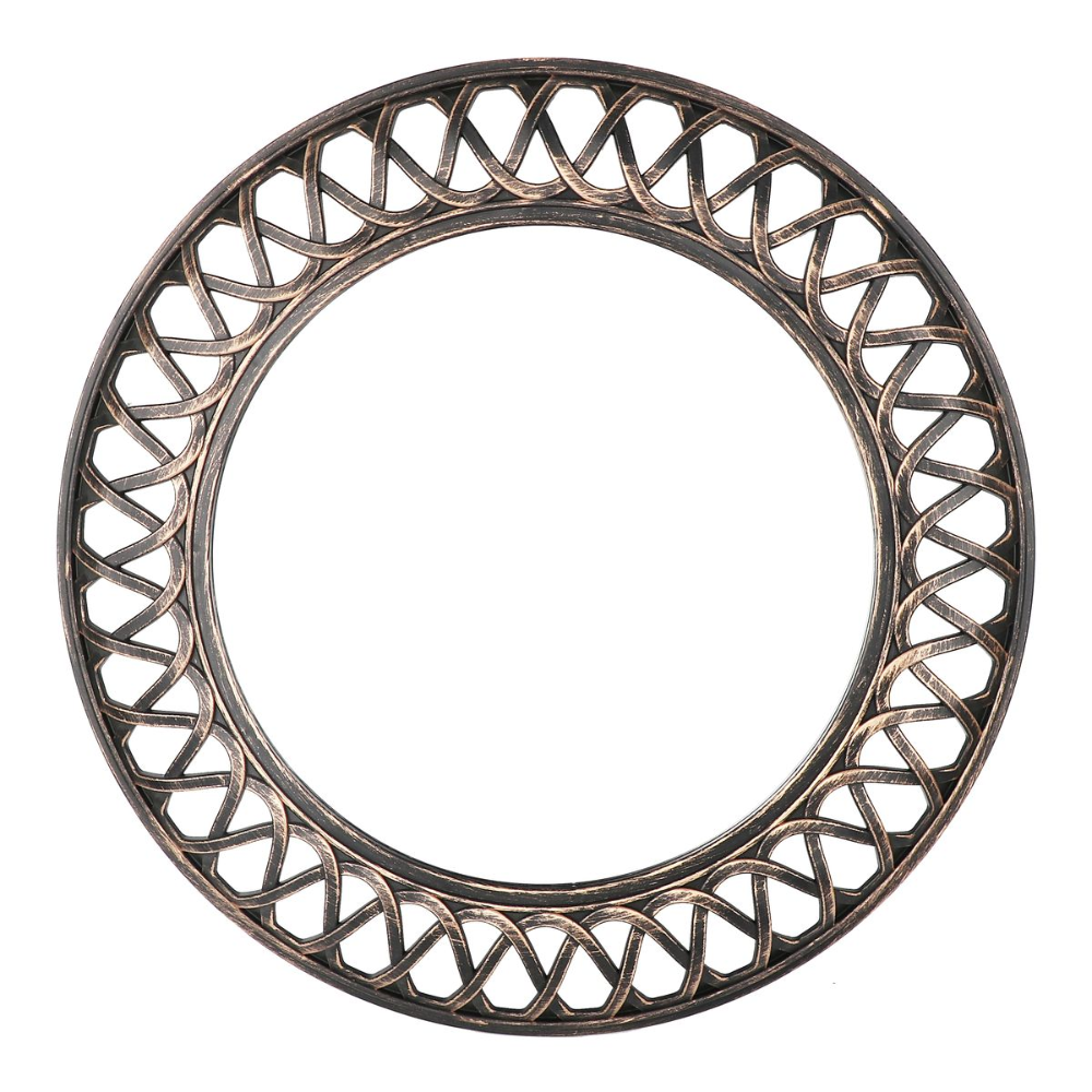 Luxurious Braided Bronze Wall Mirror