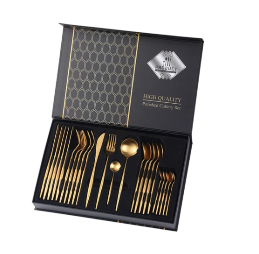 24 Piece Stainless Steel Cutlery Set