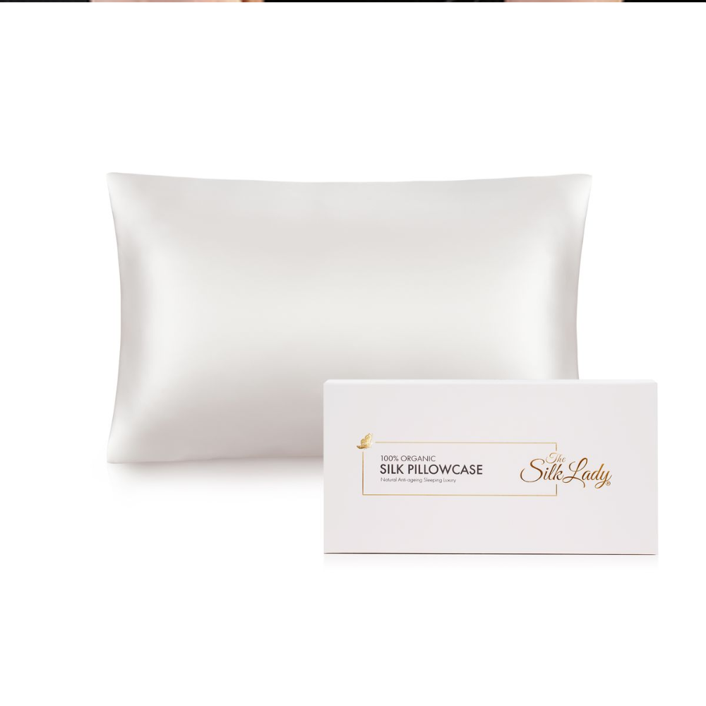 Luxurious Mulberry 100% Organic Silk Pillow Case - Standard Size